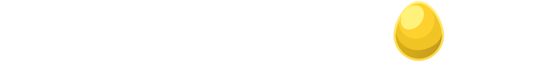 Logotypen för spelet Chicken Road med ett ägg som ersätter bokstaven ”o” i 