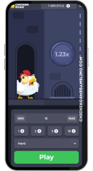 Chicken Road – départ niveau difficile